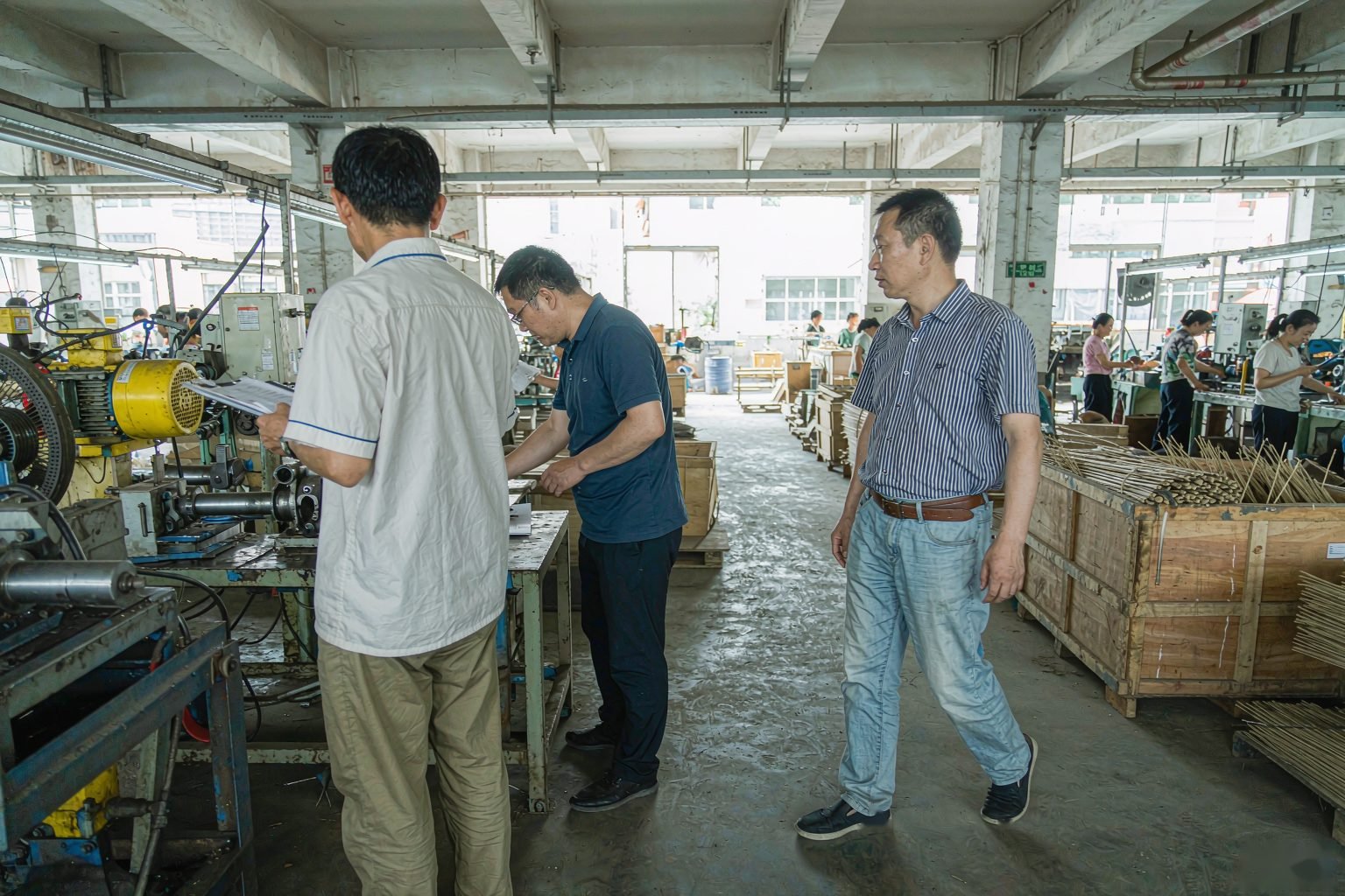 Supplier factory audit walk-through